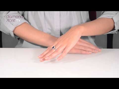 FET27 US - Platinum Sapphire 2.30ct And Diamond 1.00ct Ring