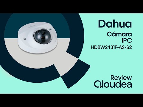 Análisis cámara Dahua IPC-HDBW2431F-AS-S2: Mini Domo de 4MP con Visión nocturna y PoE