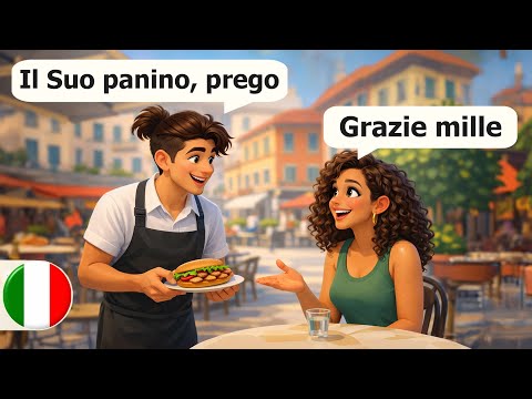 25 Minutes of Simple Italian Conversations for Beginners (A1-A2 level) Daily Italian dialogues
