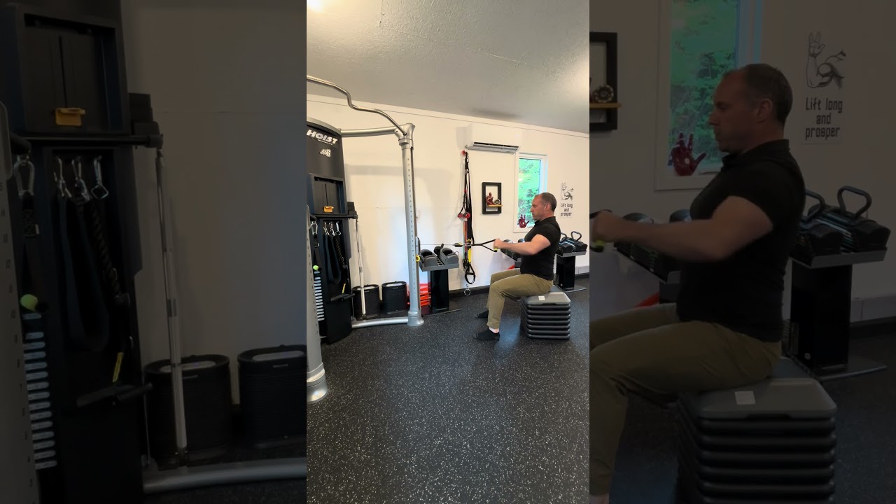 Seated One Arm Cable Row