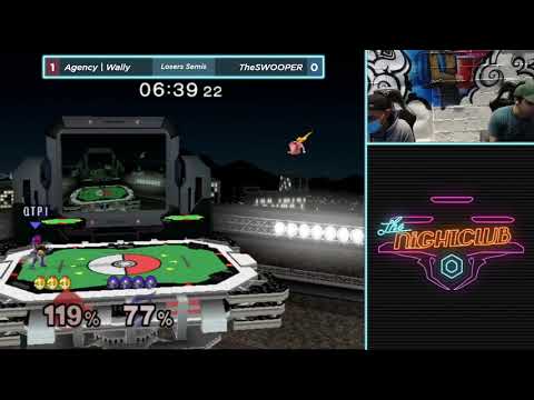 The Nightclub S1E9: TheSWOOPER (Samus) vs Agency | Wally (Peach) - Losers Semis