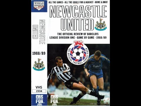 Newcastle United NUFC 1988 - 89 Season Review