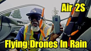 The Problem With Multiple Drone Jobs - Flying Drones In The Rain