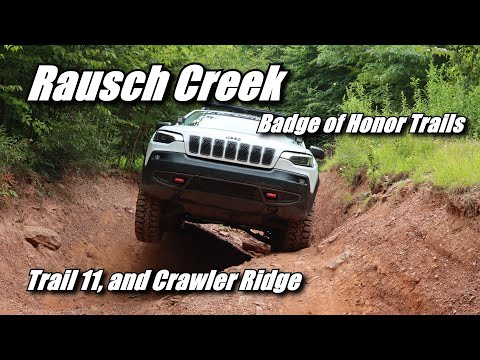 Rausch Creek Offroad Park, Trail 11, and Crawler Ridge, 2019 Jeep Cherokee Trailhawk Elite 4x4