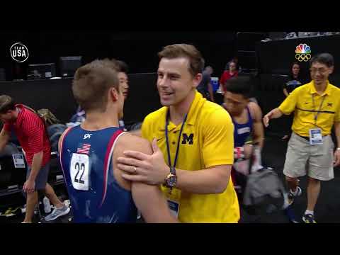 Sam Mikulak Completes An Incredible Routine On The Parallel Bars | Summer Champions Series