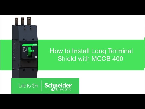 How to Install Long Terminal Shield with EasyPact Solar MCCB