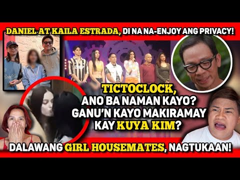 TICTOCLOCK, BA'T GANUN'N KAYO MAKIRAMAY KAY KUYA KIM? 🔴 GRABE, TWO HOUSMATES, NAGTUKAAN! 🔴
