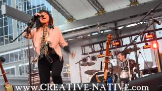 BUFFY SAINTE-MARIE - CHO CHO FIRE LIVE @ YONGE DUNDAS SQUARE 2012