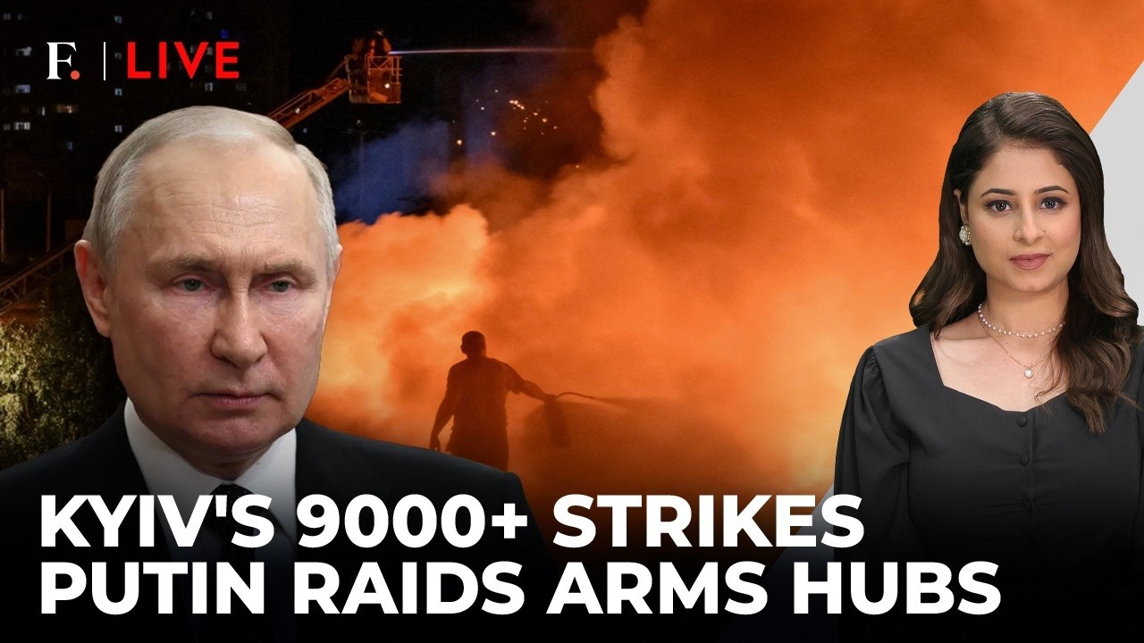 'Surrendering Only Option?': Putin Escalates Attacks After '9000+' Ukraine Strikes | Firstpost Live