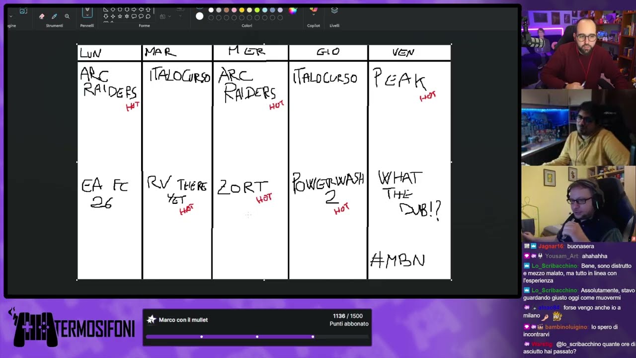 #DomenicaChill - Scaletta e Gamejam [ !instant - !mangayo - !giveaway ]