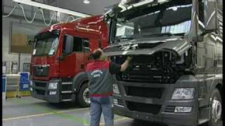 preview picture of video 'MAN Truck Factory in Munich 2 (MAN Münih Fabrikası)'