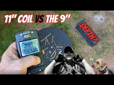 Nail Test: XP Deus 9" Coil vs The 11" coil. The Results Will Surprise You!