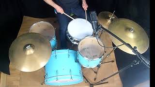Video thumbnail for 22, 13,16 INDe kit with 5.5x15 Stainless Steel Snare by Independent Drum Lab
