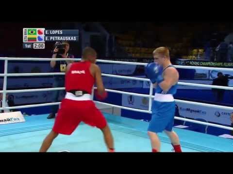 Men's Light Welter (64kg) - Quarter Final - Everton LOPES (BRA) vs Evaldas PETRAUSKAS (LTU)