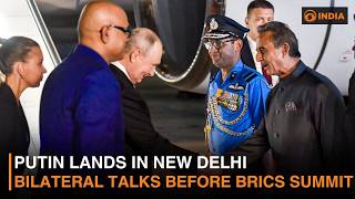 Strategic Summit: Russian President Vladimir Putin Lands in New Delhi for 18th BRICS Summit