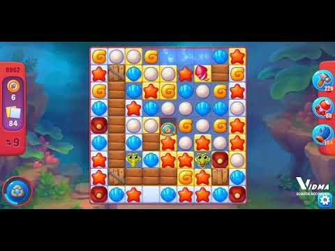 Fishdom. 8952 hard level no boosters and diamonds. 12 moves