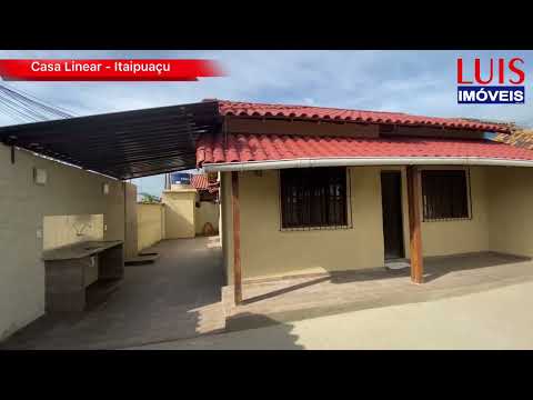 LINDA CASA LINEAR NO MELHOR BAIRRO DA REGIÃO, 2 QUARTOS À VENDA,70 M² POR R$450.000-MARICÁ/RJ-CA5246