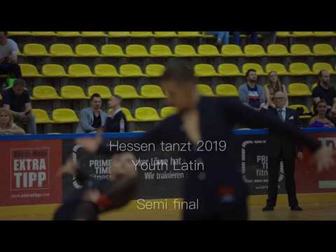 Hessen tanzt 2019 - Youth Latin - Semi Final Pasodoble Heat 1