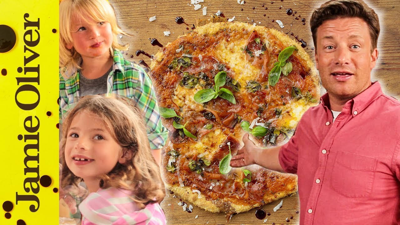 Quick family pizza video Jamie Oliver