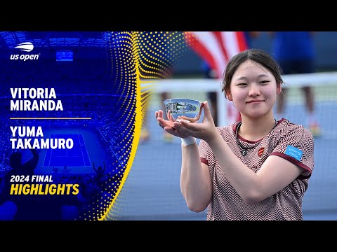 Vitoria Miranda vs. Yuma Takamuro Highlights | 2024 US Open Final