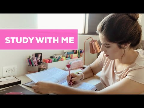 STUDY WITH ME: 40 MINUTOS DE ESTUDO COMIGO! | Julia Pabis