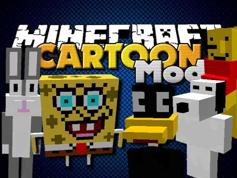 Minecraft Mod - Cartoon Mod - New Mobs, Items and Weapons