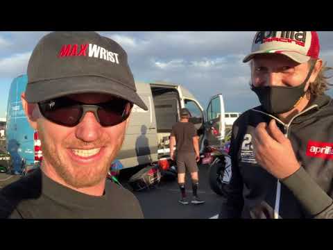 MaxWrist Live after Track Day at Chuckwalla Raceway