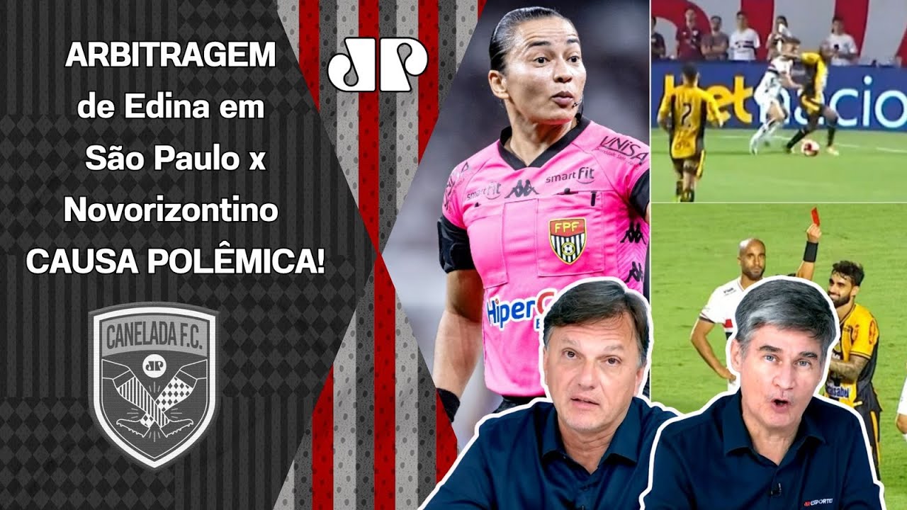 "Uma pessoa que SE PROPÕE a APITAR e MARCA ISSO..." Arbitragem POLÊMICA em São Paulo x Novorizontino