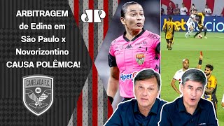 "Uma pessoa que SE PROPÕE a APITAR e MARCA ISSO..." Arbitragem POLÊMICA em São Paulo x Novorizontino