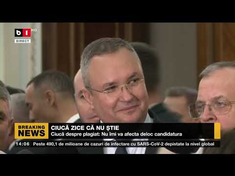 TALK B1 ORA 14.00 CU IRINA PETRARU - CIUCĂ ZICE CĂ NU ȘTIE_Știri B1_3 apr 2022