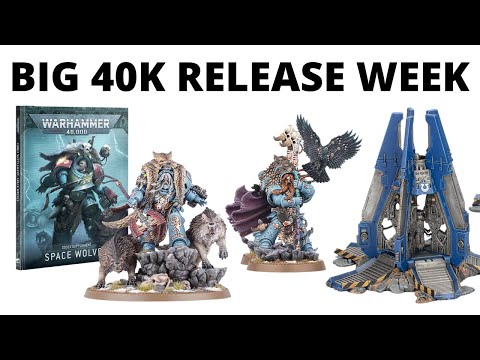 Big 40K Release Week - Drop Pods, Full Space Wolves Release, Terrain + More
