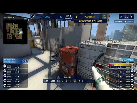 b4rtiN - 1vs2 clutch (T - pre-plant situation)