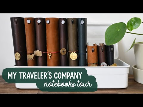 My Traveler's Company Notebooks Tour | How I use my Journals and Planners | Ephemera Storage