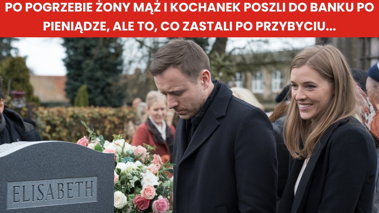 PO POGRZEBIE BOGATEJ KOBIETY MĄŻ I JEGO KOCHANKA UCIEKAJĄ DO BANKU!