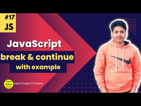 Break And Continue Statement In Javascript Javascript Tutorial Beginners To Advanced