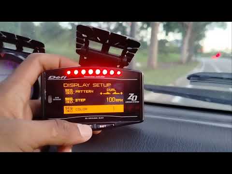Cara Setting Meter Defi ZD Thai 🇹🇭 Warning Light 7 Colour
