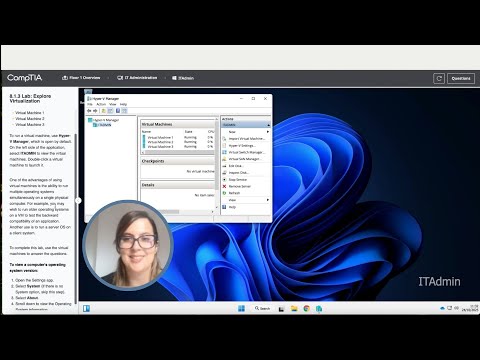 CompTIA A+ Lab 8.1.3 | Explore Virtualization