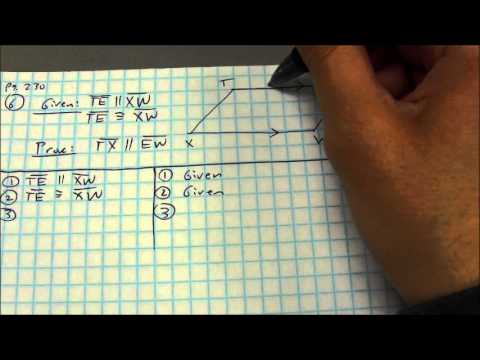 Honors Geometry: Parallel Line Proofs