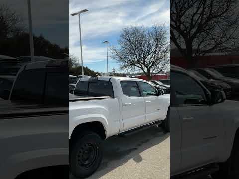 2019 Toyota Tacoma 4x4 Double Cab V6 Auto SR5 in White for sale at Forbes Waterloo Toyota in Waterloo, ON