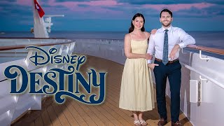 Boarding The Disney Destiny! Full Cruise, Room Tour, Food, & Entertainment!