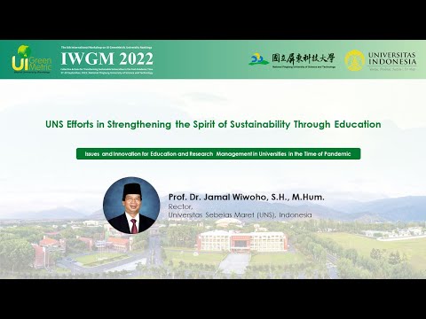 Prof. Dr. Jamal Wiwoho, S.H., M.Hum., Rector, Universitas Sebelas Maret (UNS), Indonesia