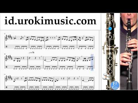 Belajar Klarinet Virgoun - Bukti Not Tabulasi um-i592