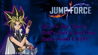 JUMP FORCE | How To Unlock Characters, Suit