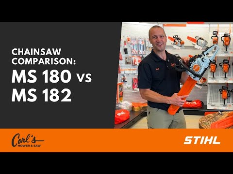 Which Chainsaw Should I Get? STIHL MS 180 vs MS 182