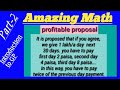 //Amazing Math,set-2//A profitable proposal //Lovoniya prastaav//