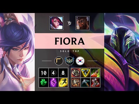 Fiora Top vs K'Sante: Killing spree - KR Challenger Patch 14.22