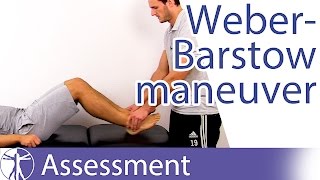 Weber-Barstow Maneuver | Functional Leg Length Difference