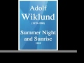 Adolf Wiklund (1879-1950) : Summer Night and ...
