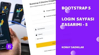 Bootstrap 5 Basit Login Sayfası Tasarımı Yapımı - Form Öğelerinin Düze