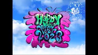 Happy New Year 2022 Procreate Drawing Mix with. Fireworks